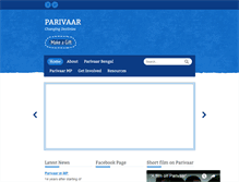 Tablet Screenshot of parivaar.org